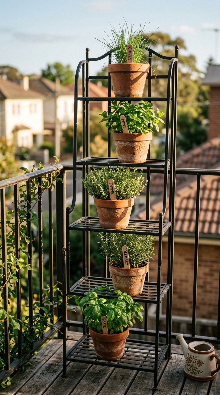 Grow a Herb Garden in a Compact Container Cluster