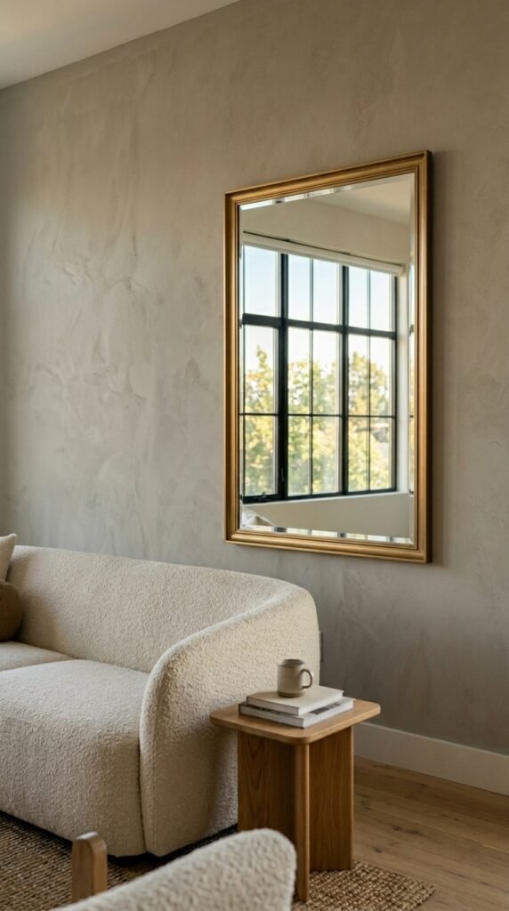 Hang Mirrors to Add Light and Depth