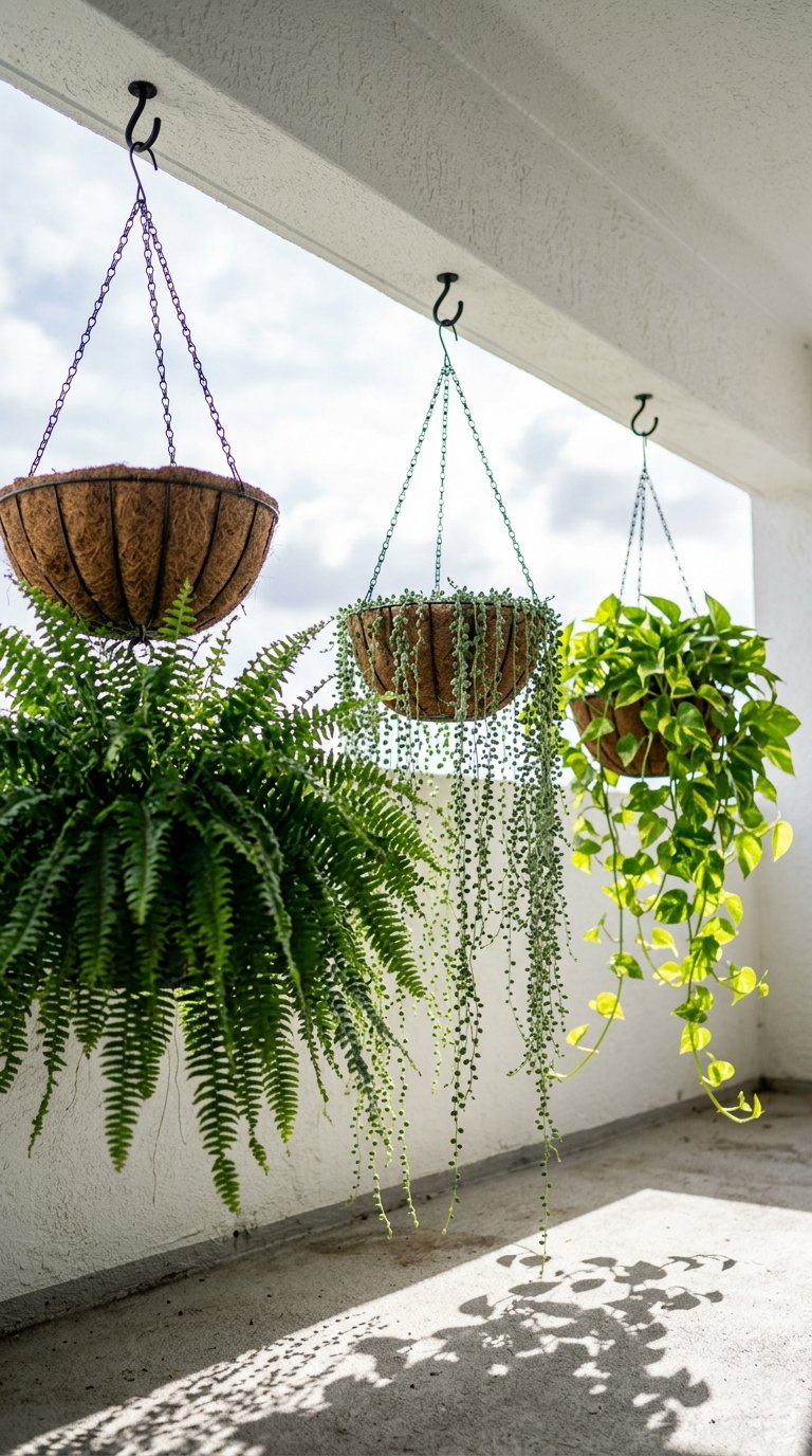 Hang Trailing Plants From the Ceiling