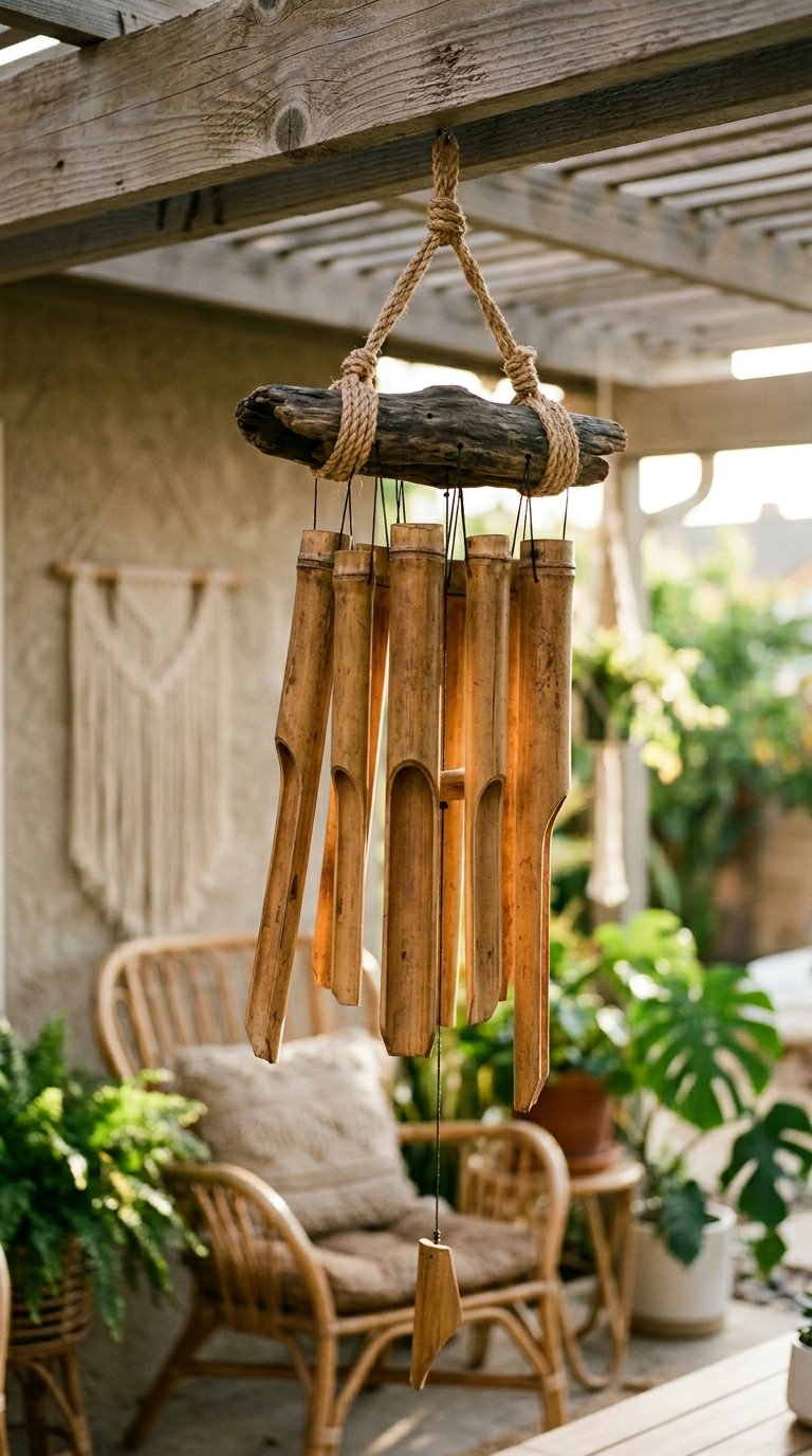 Hang Wind Chimes for Ambient Sound 