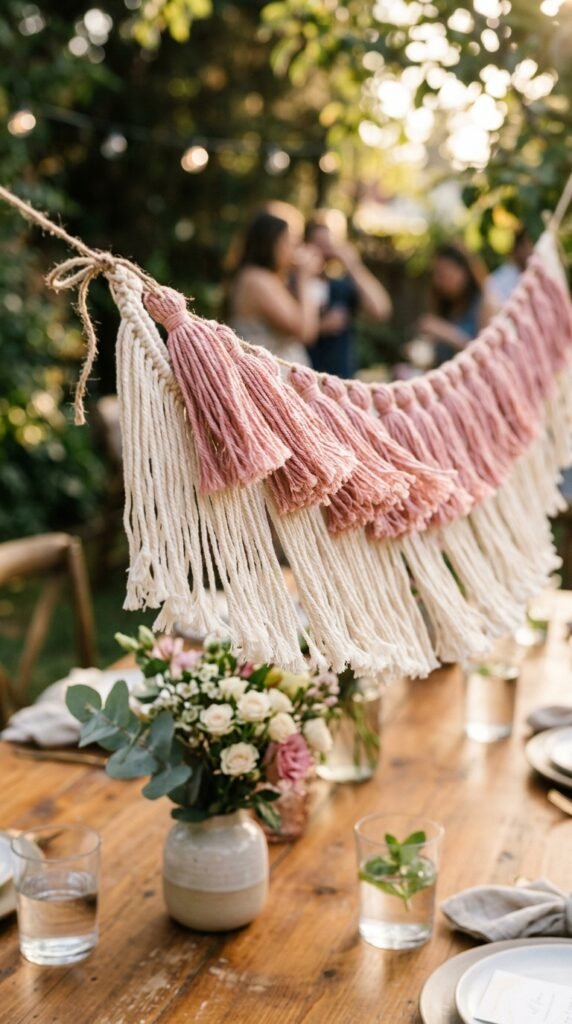 Hang a Fringe or Tassel Garland