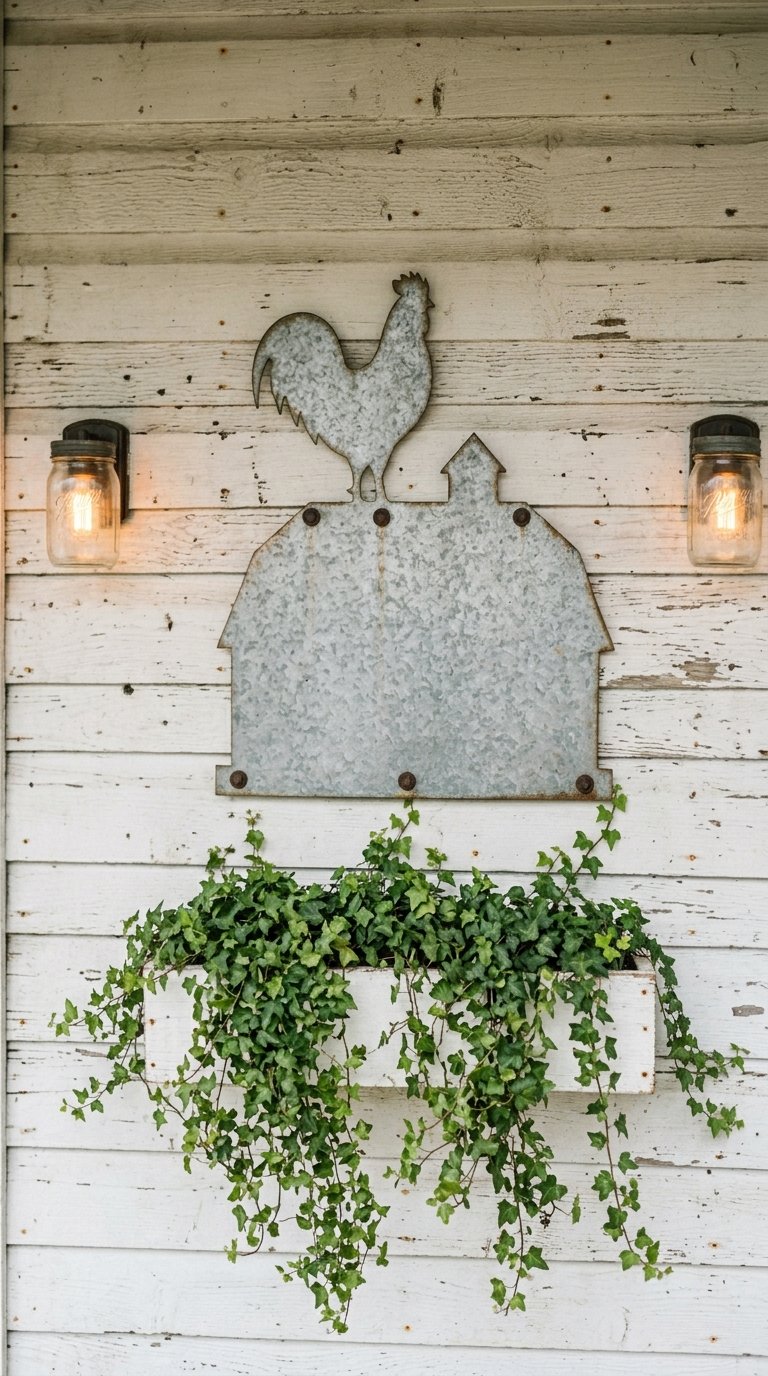 Hang a Galvanized Metal Sign