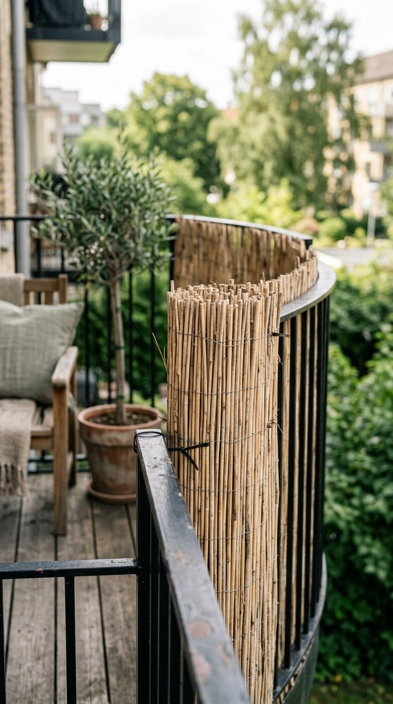 Hang a Reed or Heather Fence Roll