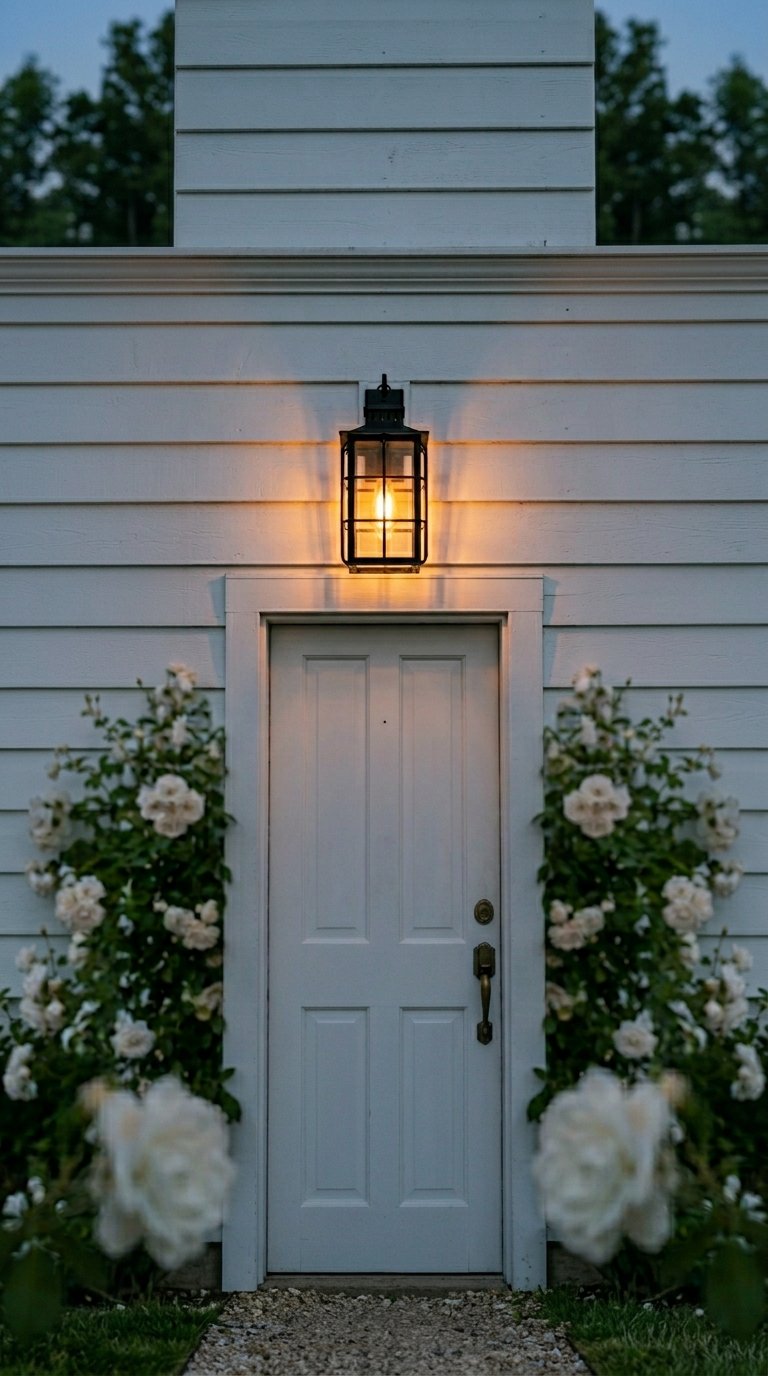 Hang a Vintage-Style Lantern at the Porch Entry