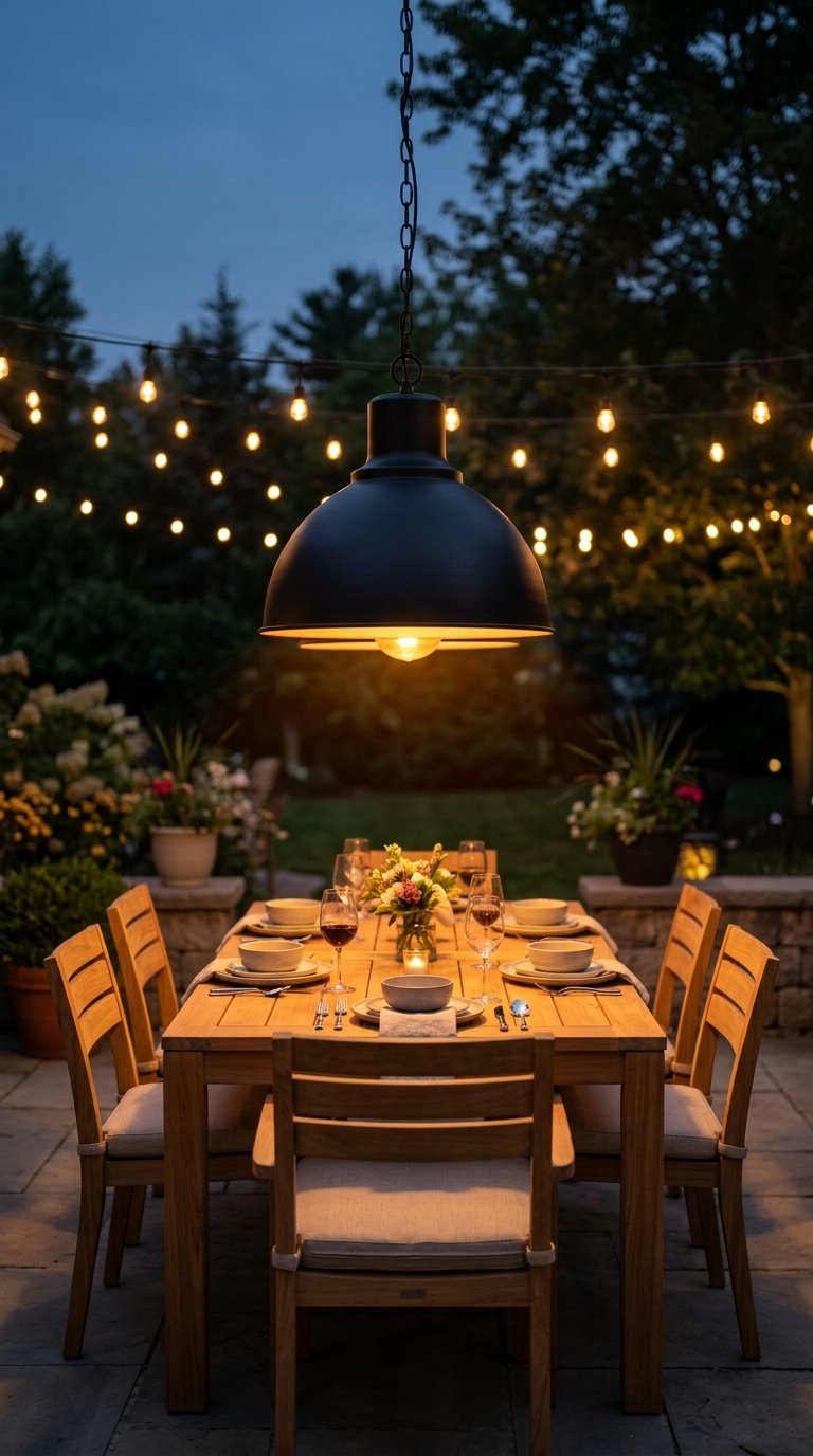 Hang an Outdoor Chandelier or Pendant Light