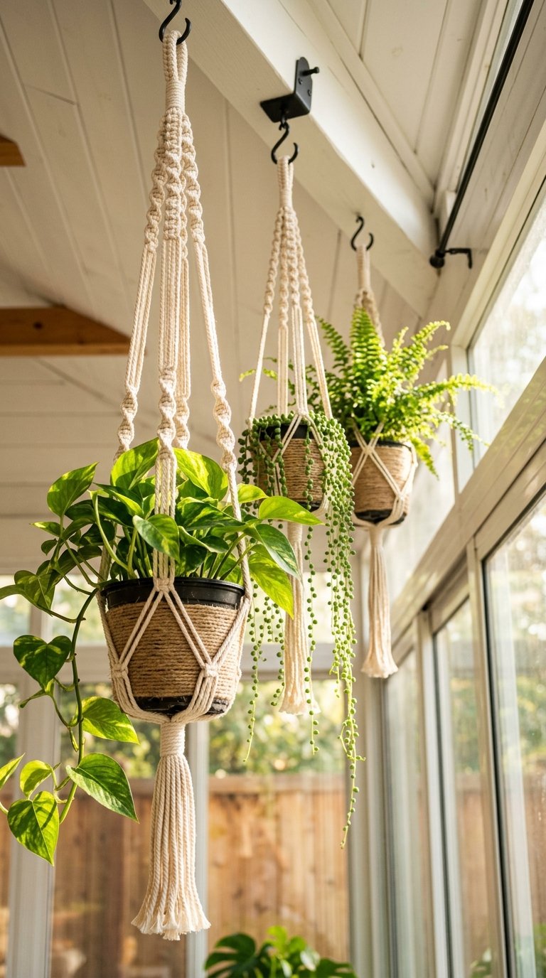 Hanging Macrame Plant Holders