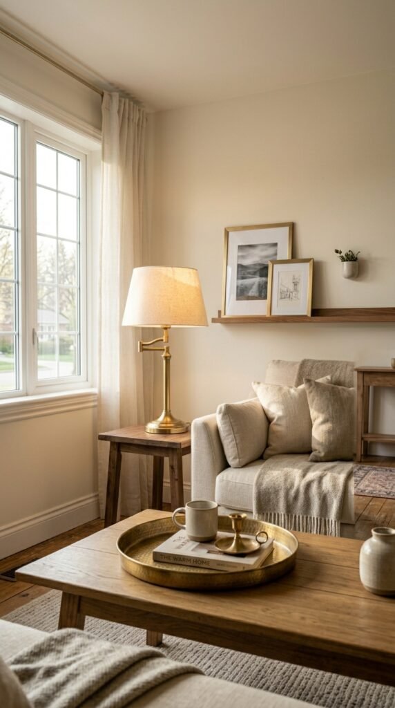 Hardware and Metal Finishes in Warm Tones