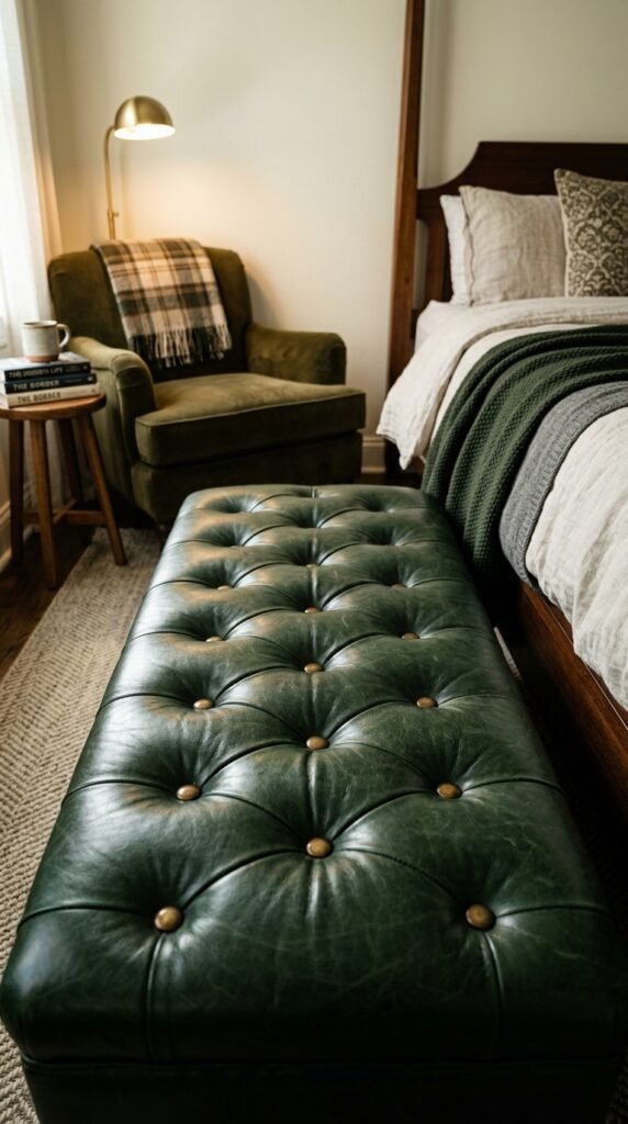 Incorporate a Chesterfield or Tufted Furniture Piece