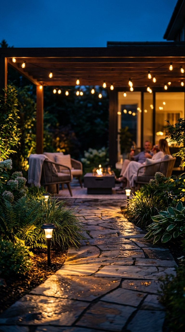 Install Garden Lighting for Evening Use