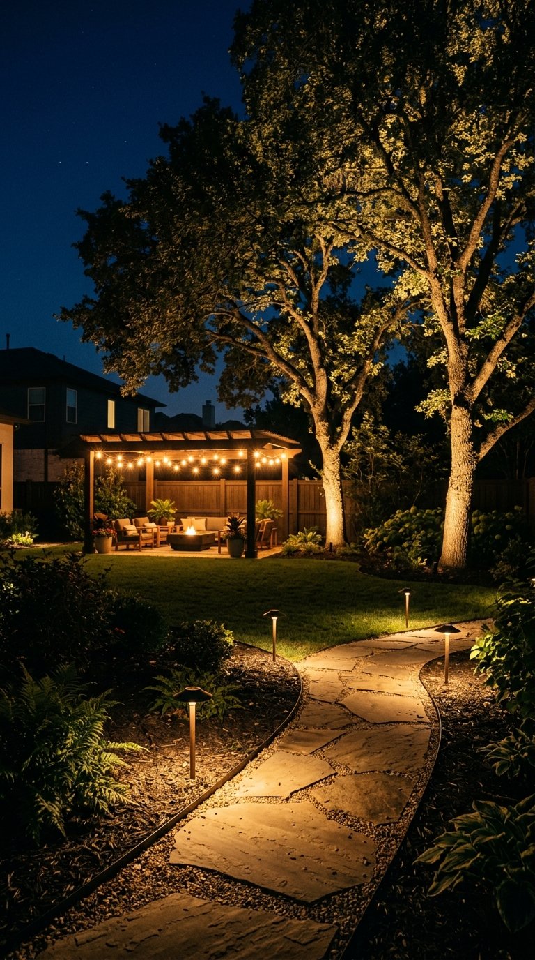Install Landscape Lighting Throughout the Yard