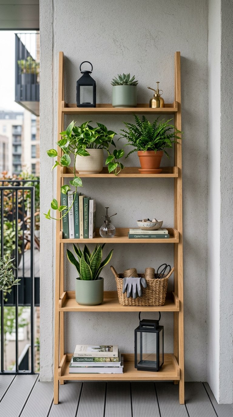 Install Outdoor Shelving for Storage and Display