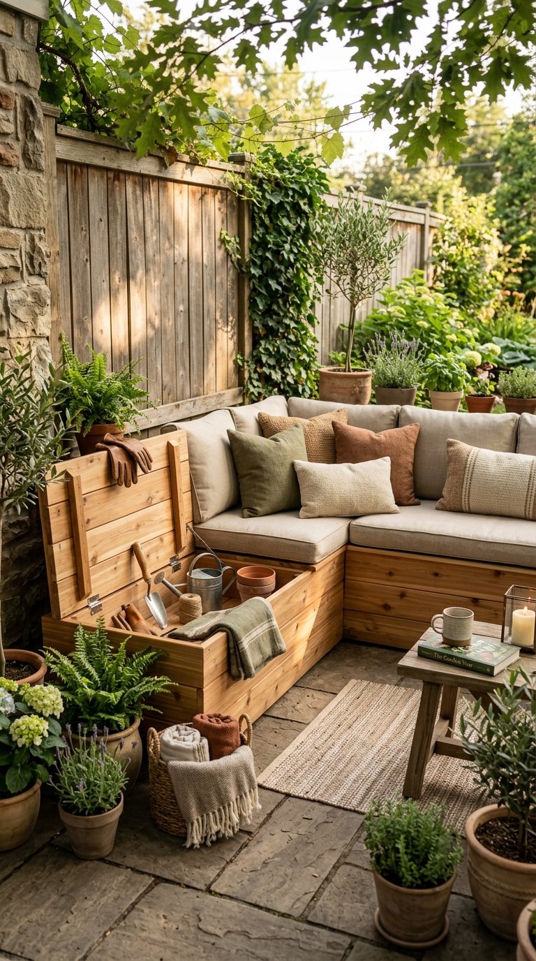 Install a Corner Bench With Built-In Storage