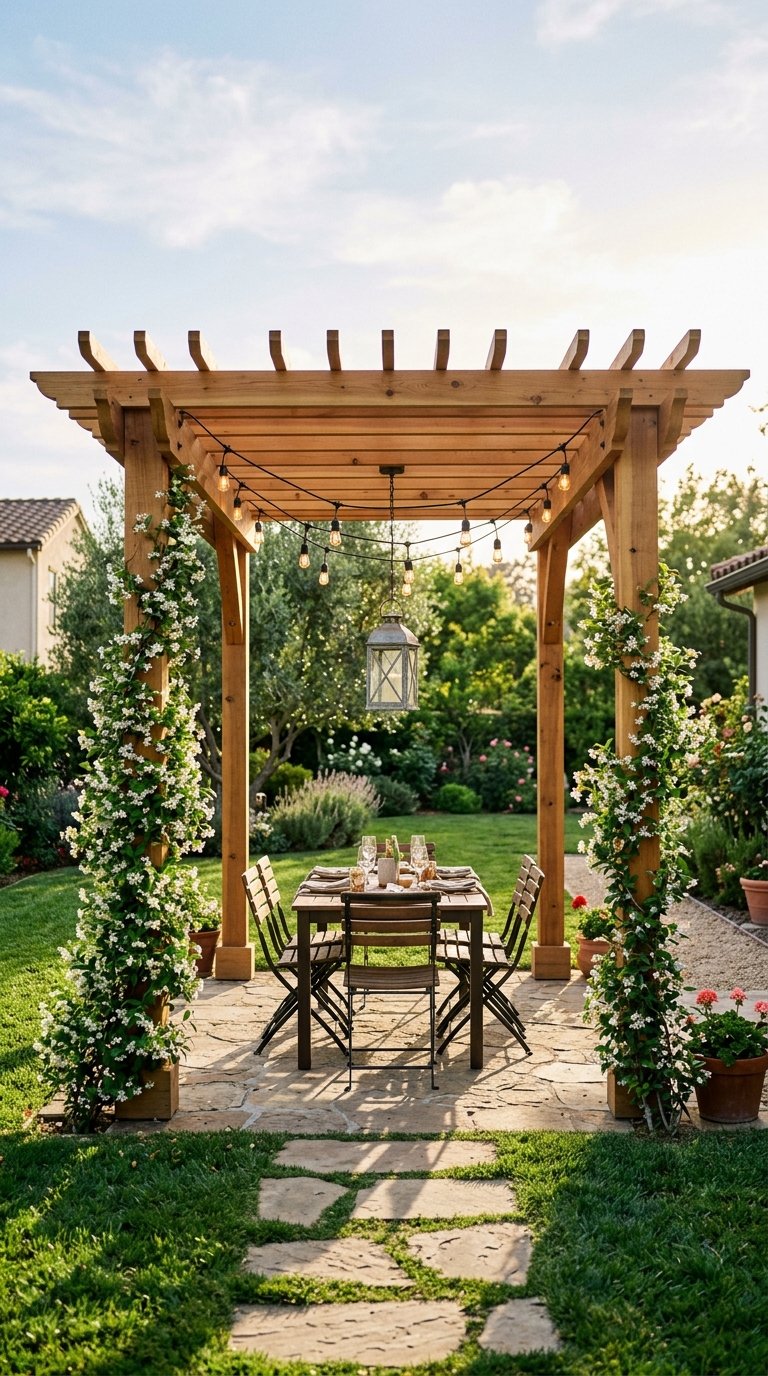 Install a Pergola as Your Backyard's Architectural Anchor