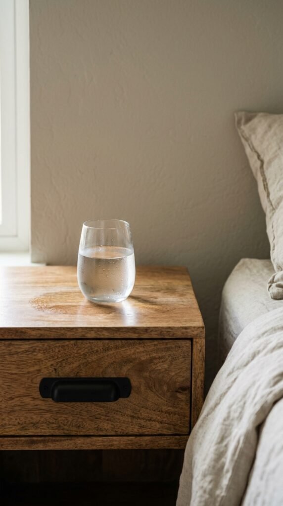 Keep the Nightstand Simple and Functional