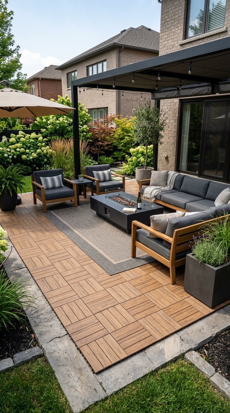 Lay Down Composite Deck Tiles Over Concrete