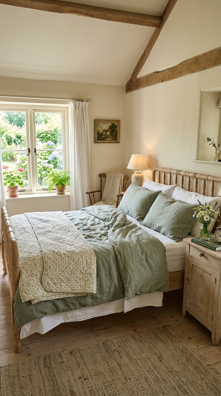 Layer Linen and Cotton Textiles on Your Bed