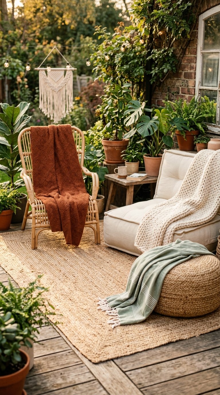  Layer Outdoor Throw Blankets Over Every Seat