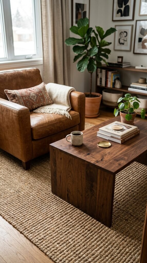Layer Three Different Browns in One Room