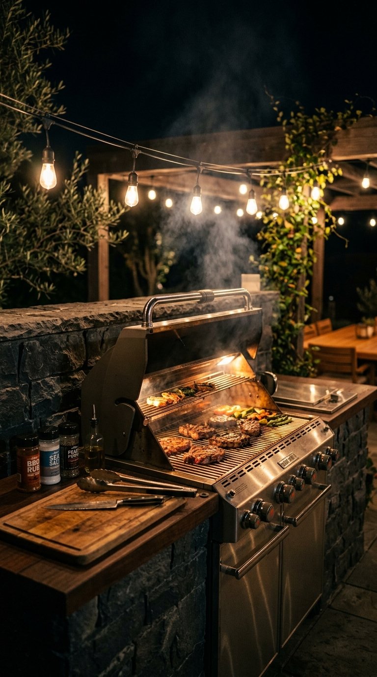 Light Up Your Outdoor Kitchen or Grill Station