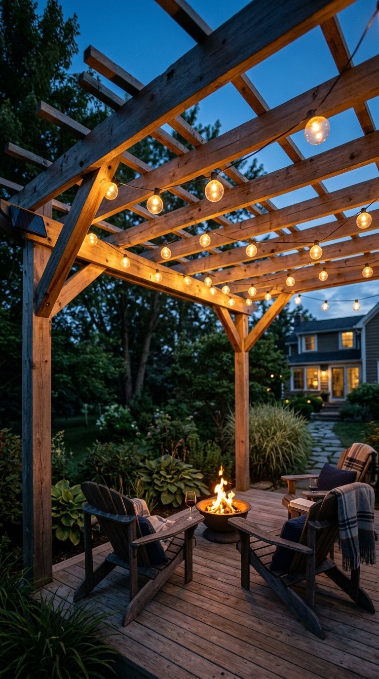Light the Whole Thing With Solar String Lights