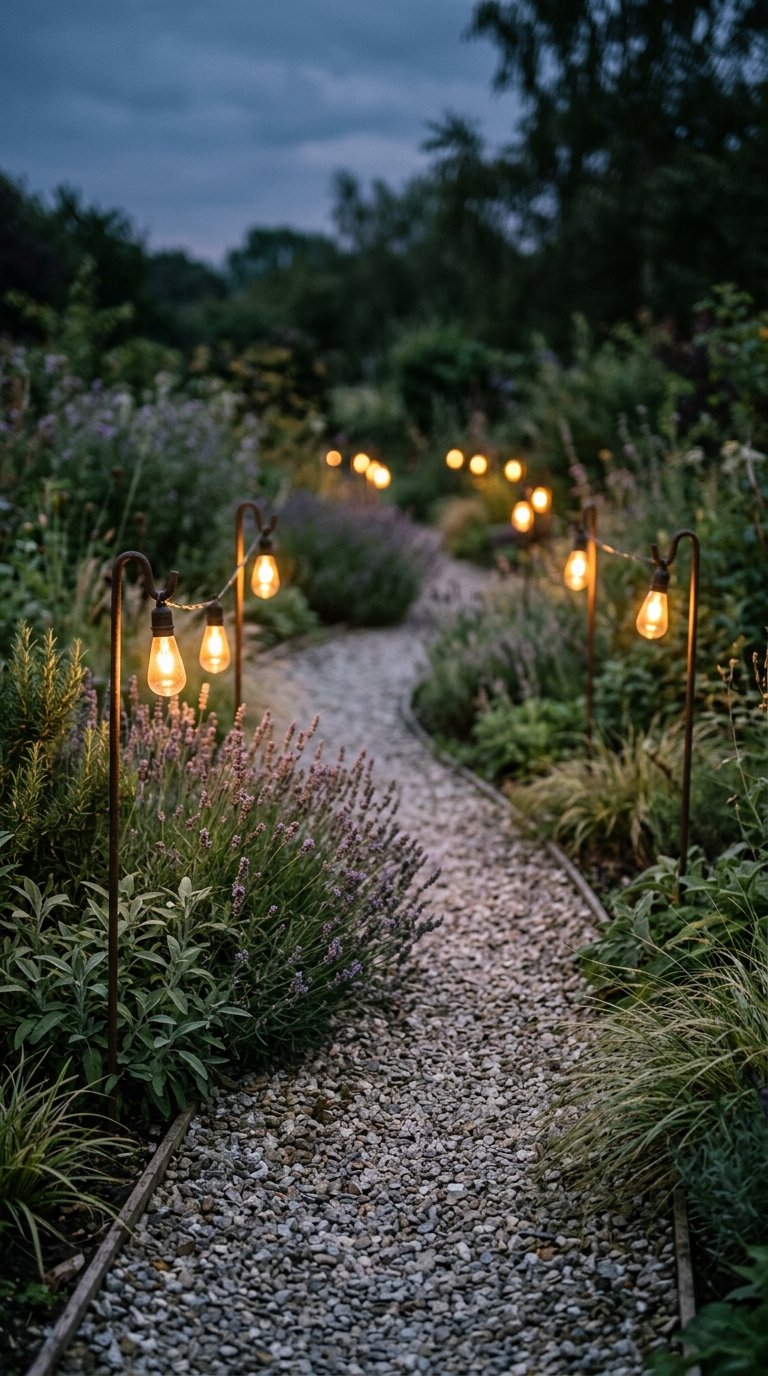 Line Your Garden Path With Stake Lights