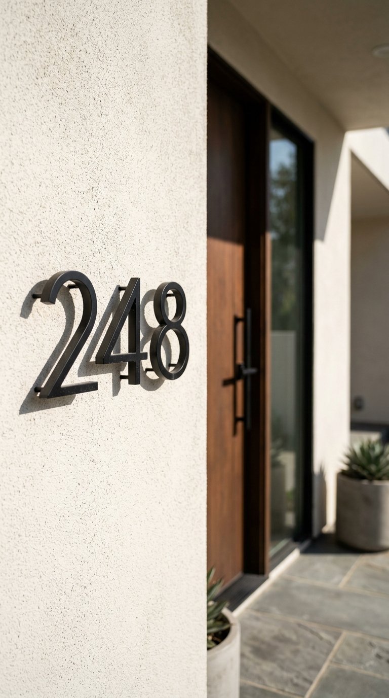 Mount House Numbers That Make a Statement