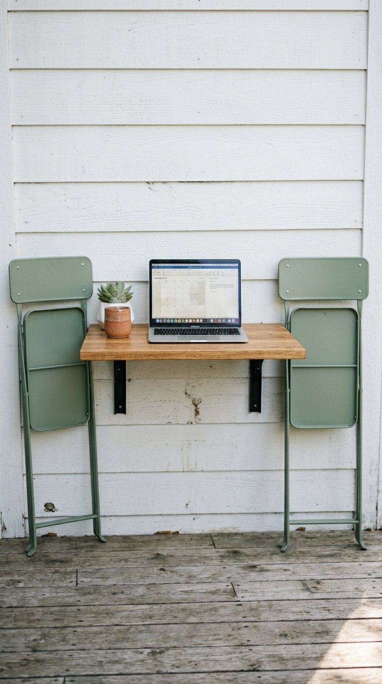 Mount a Fold-Down Wall Table for Flexible Function