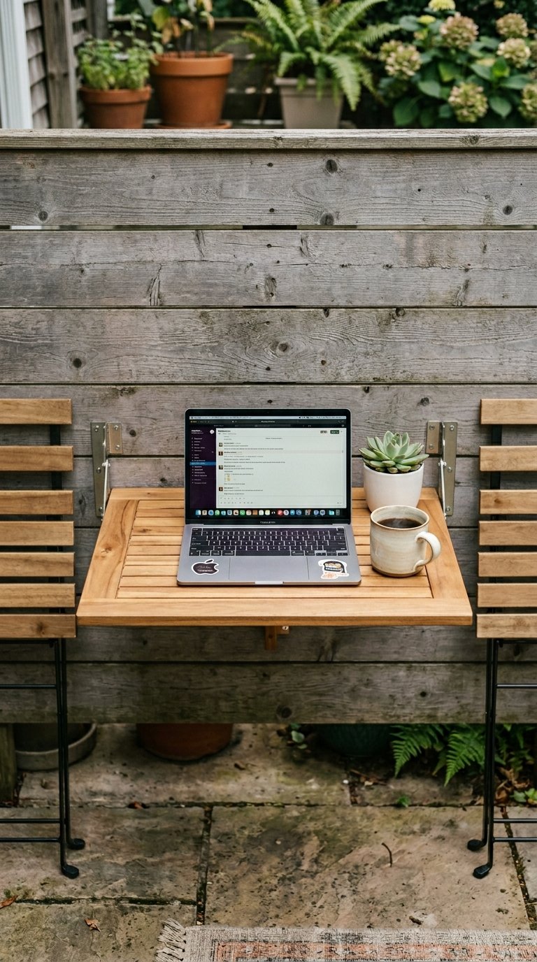 Mount a Fold-Down Wall Table to Reclaim Floor Space