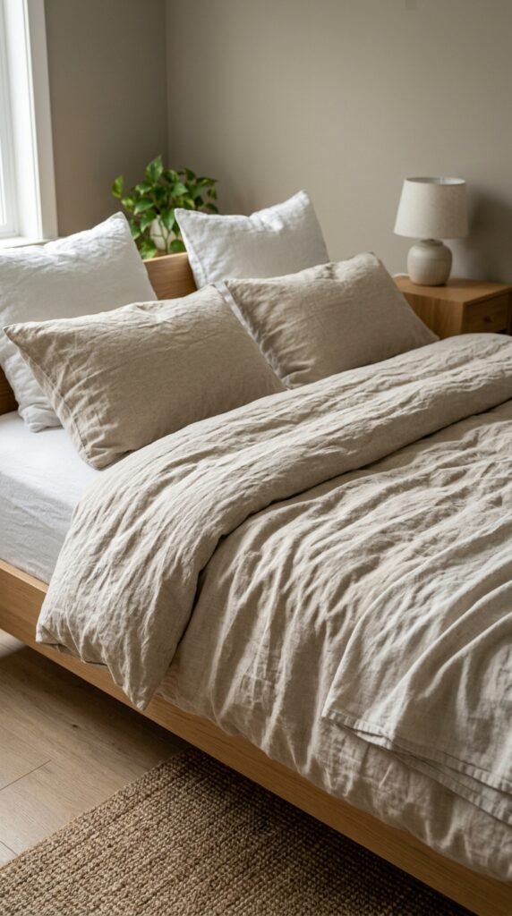 Natural Linen Bedding for the Authentic Look
