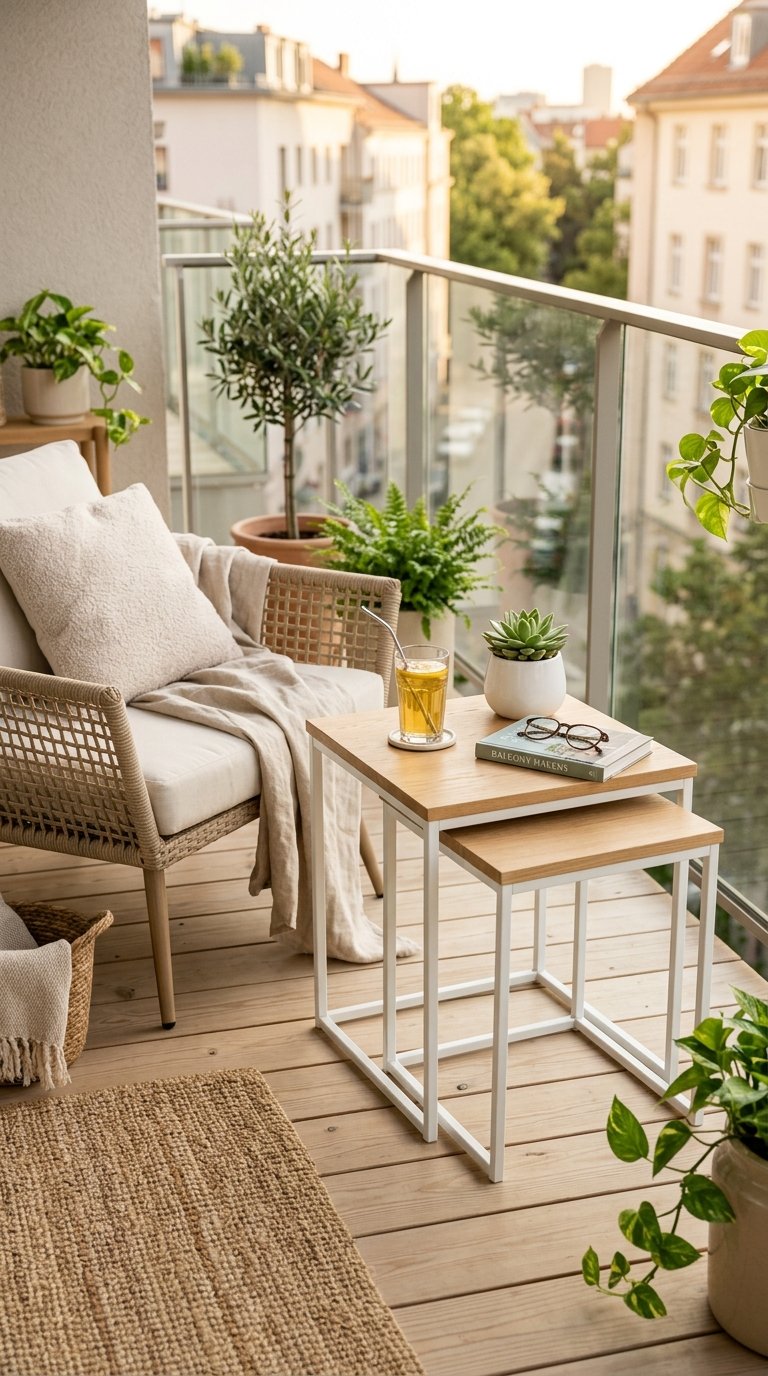 Nesting Side Tables for Flexible Surface Space
