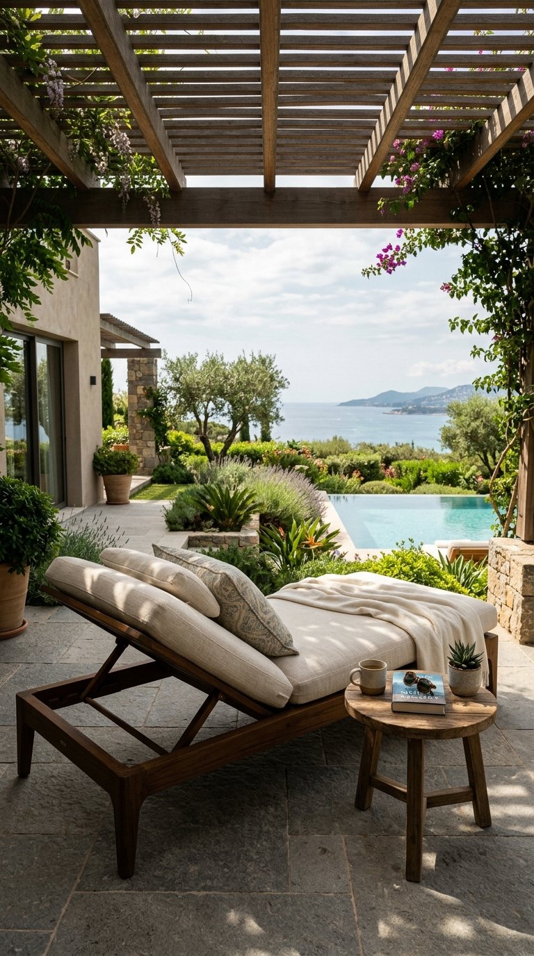 Outdoor Chaise for Dedicated Lounge Space