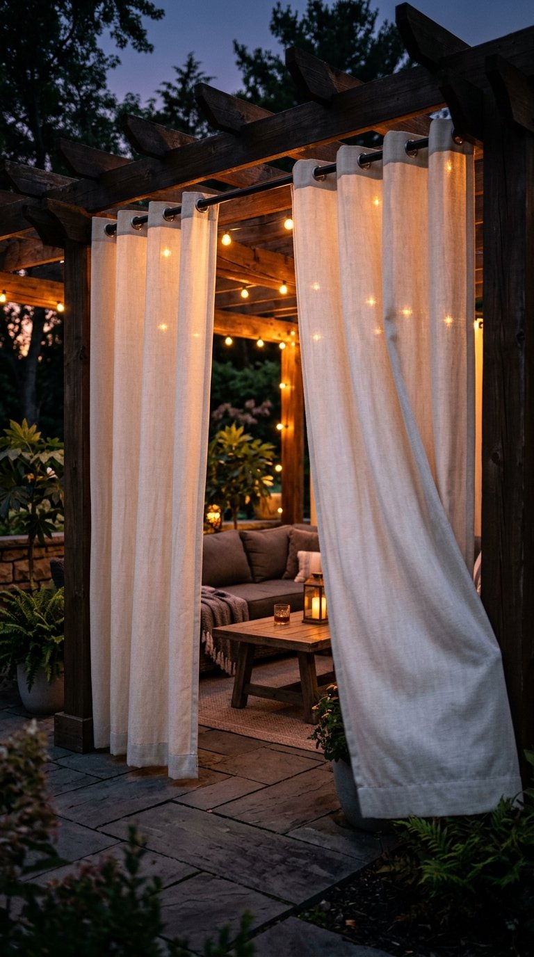  Outdoor Curtains for Flexible Privacy and Wind Protection
