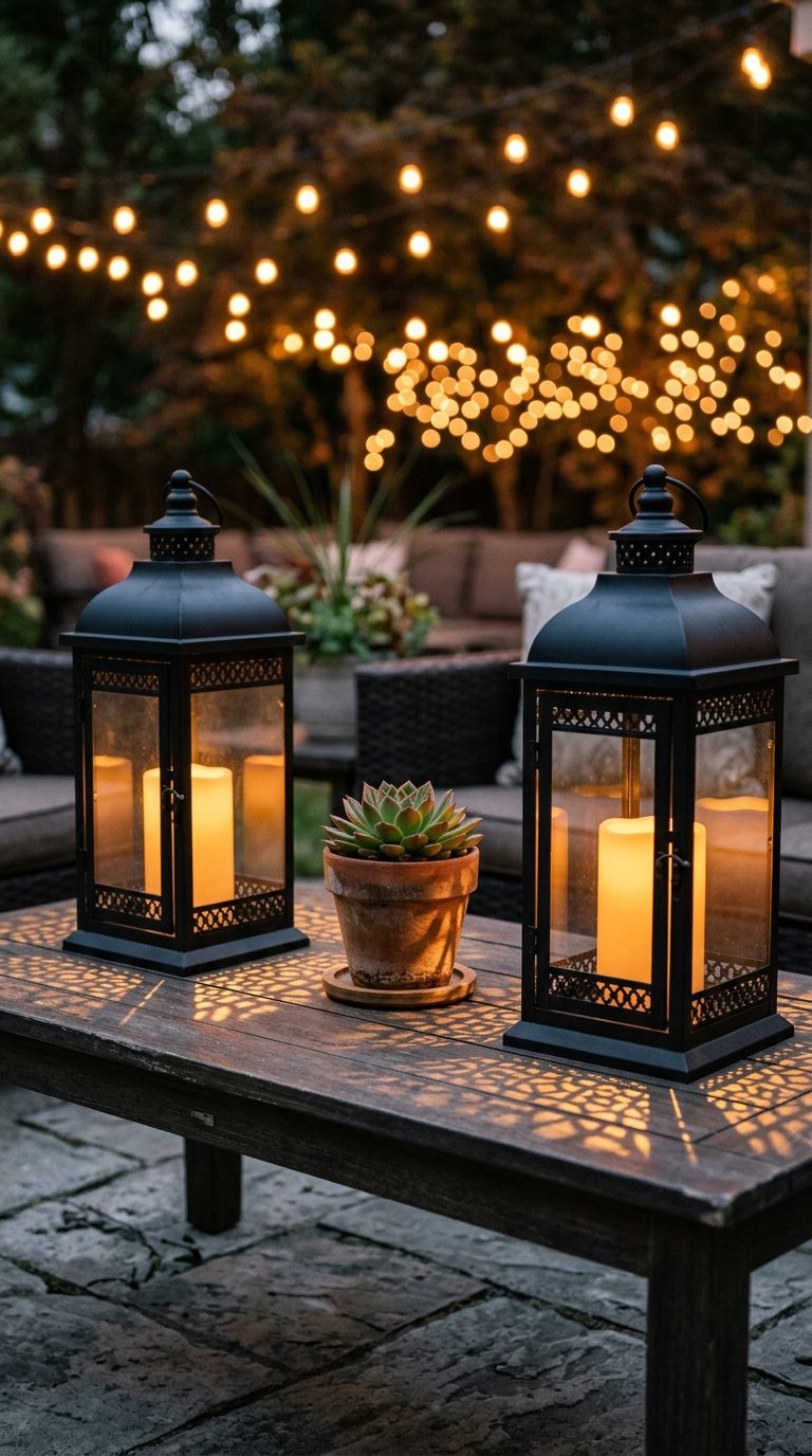 Outdoor Lanterns to Create Ambient Light Layers