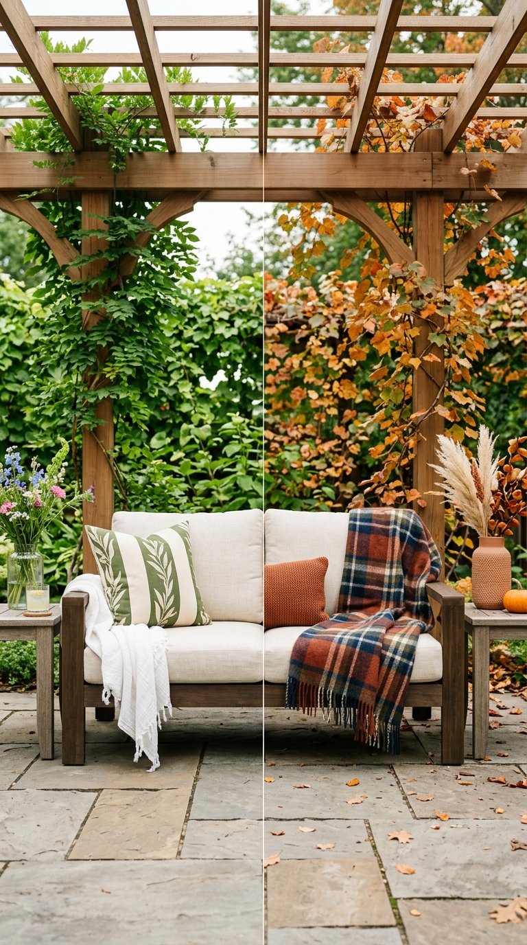 Outdoor Lounge With a Distinct Seasonal Identity