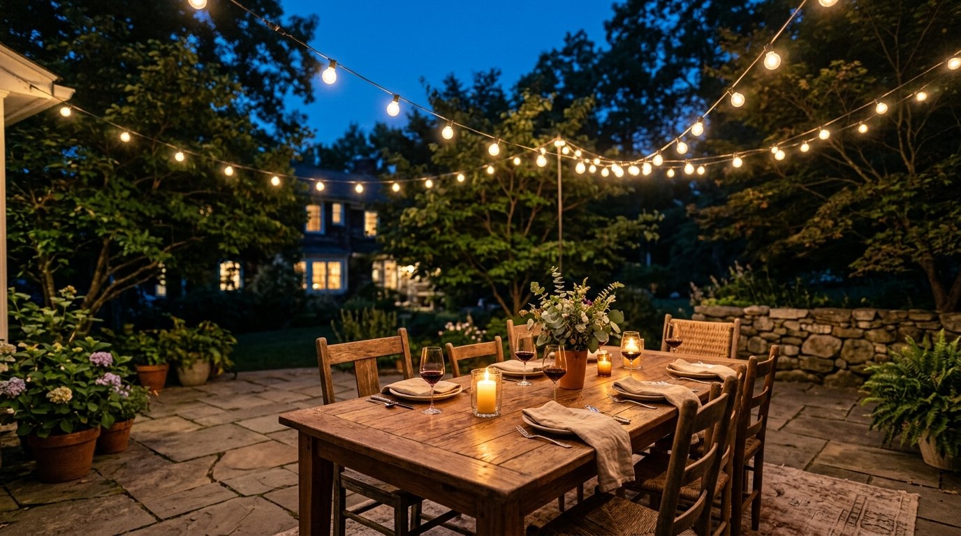 Outdoor String Light Ideas
