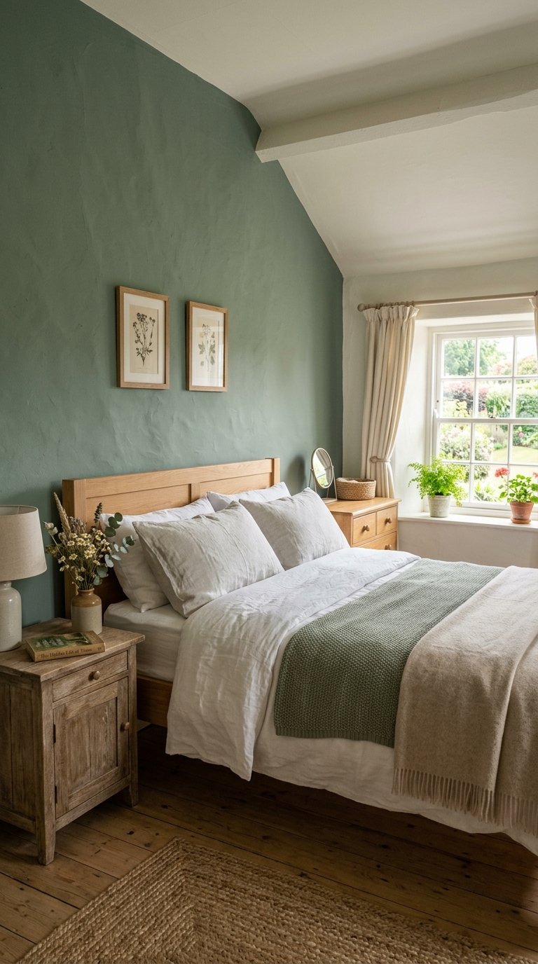 Paint One Wall in a Muted, Chalky Tone
