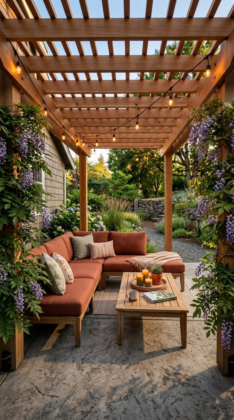 Pergola Lounge Underneath