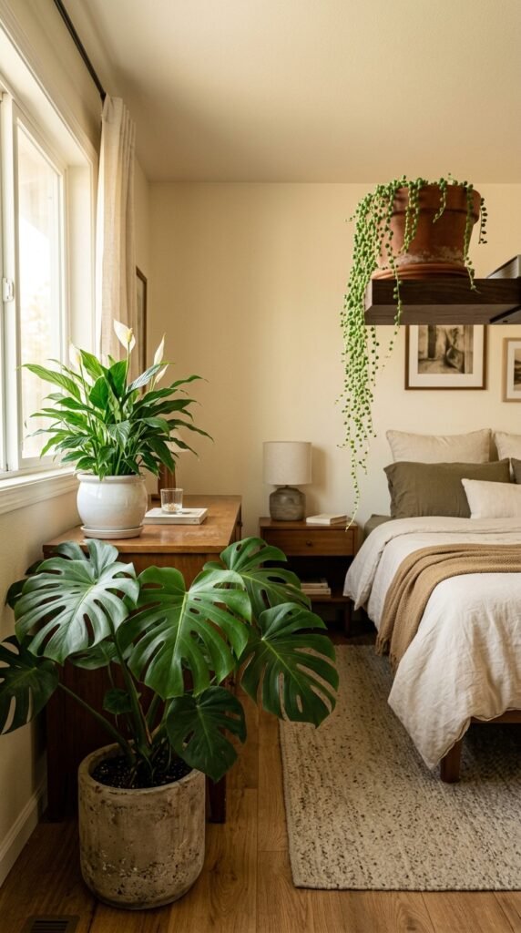 Place Plants at Different Heights Around the Room