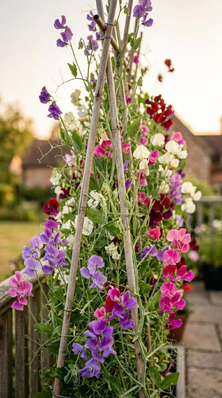 Plant Sweet Peas for Fast-Growing Fragrant Coverage
