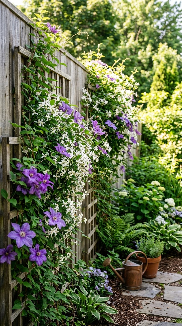 Plant a Corner Trellis With Climbing Vines