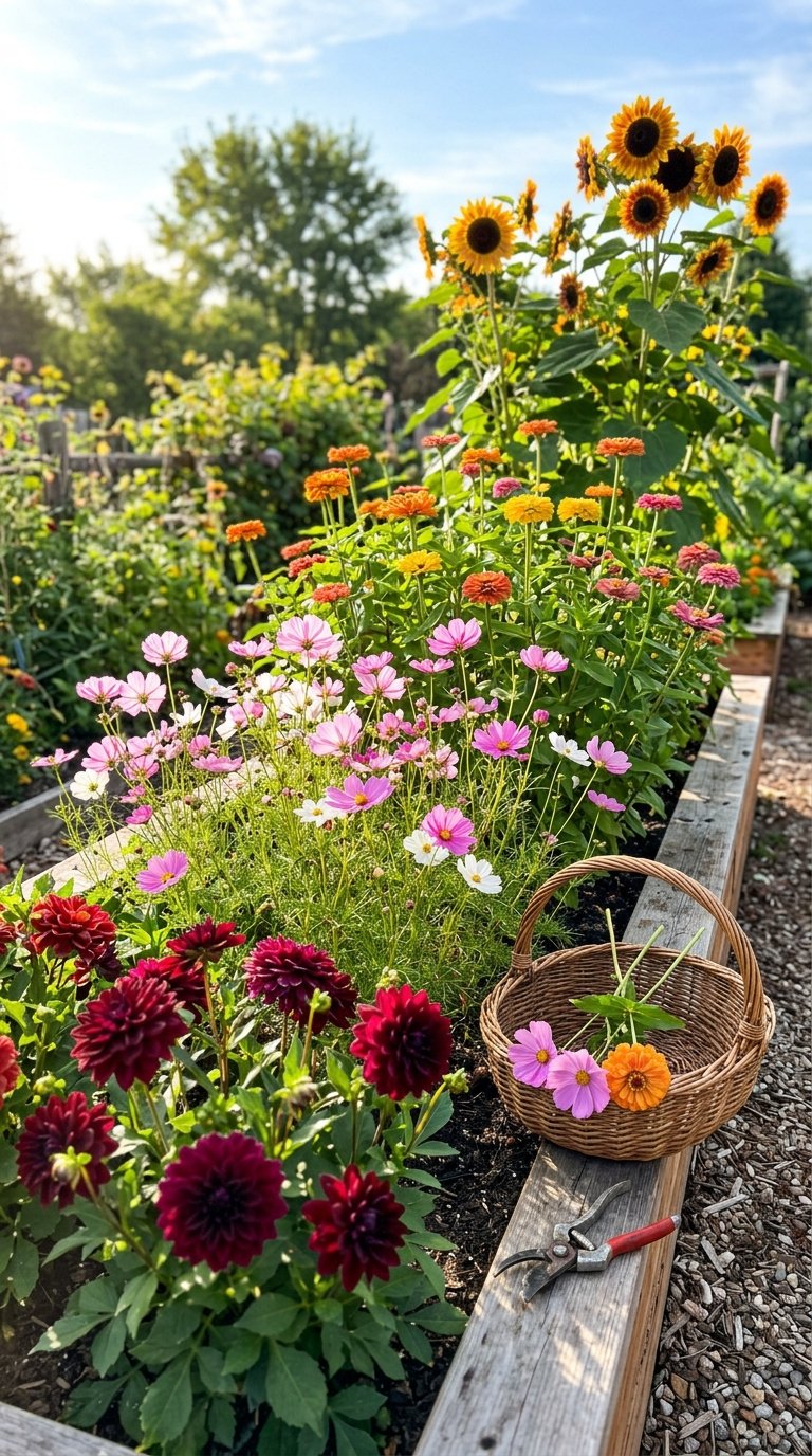 Plant a Cutting Flower Garden for Indoor-Outdoor Connection