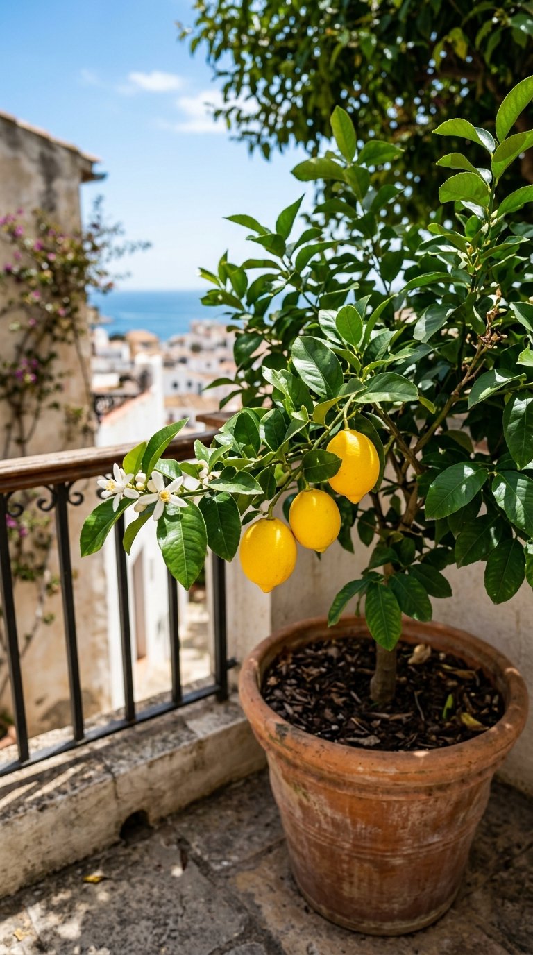 Plant a Dwarf Citrus Tree in a Large Container
