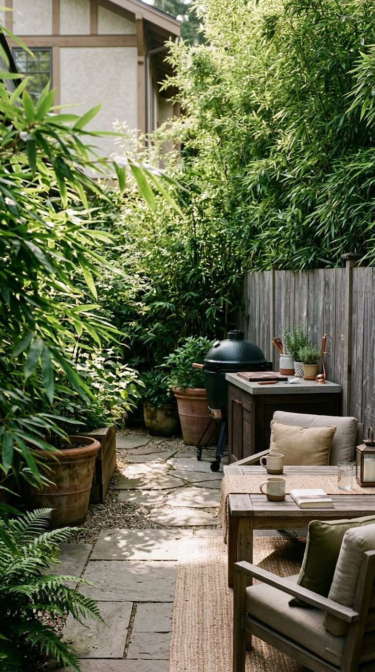 Plant a Privacy Screen Around Your BBQ Area