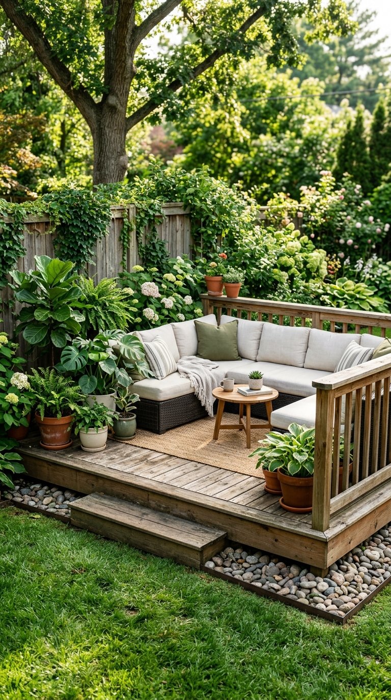 Raised Deck Platform in the Corner