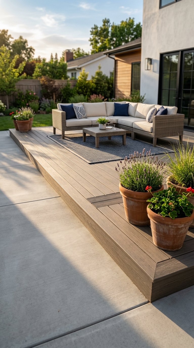 Raised Decking to Elevate the Lounge Zone