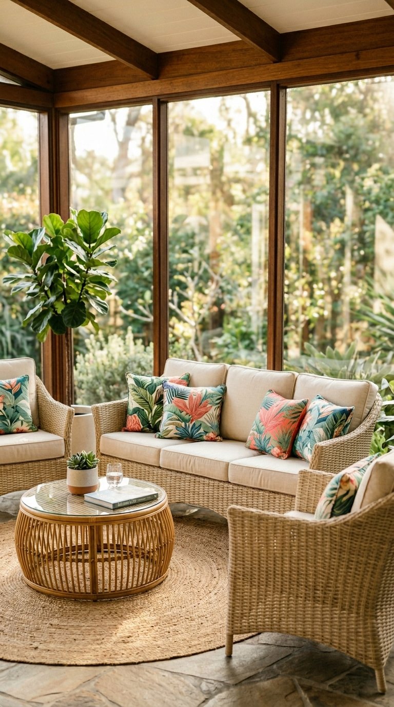 Rattan Furniture Set for an Instant Summer Character