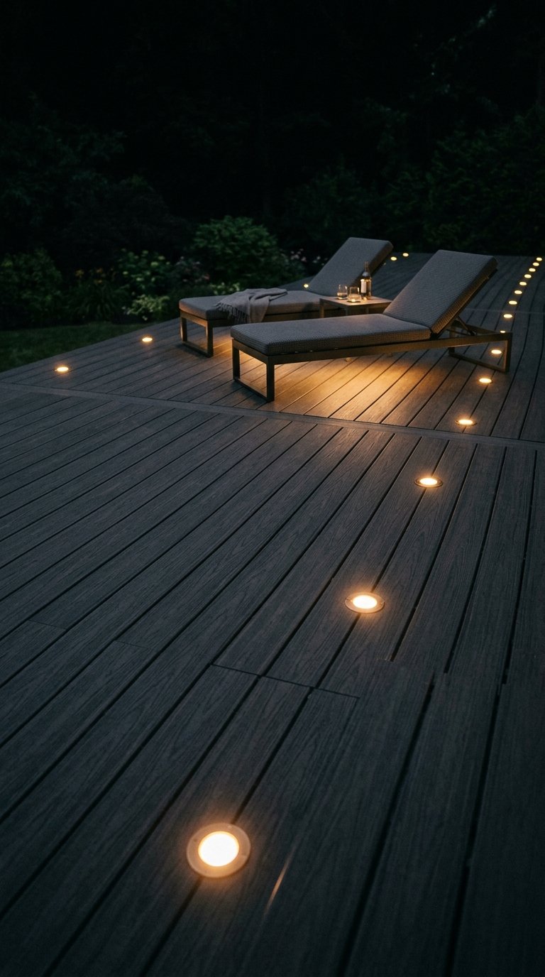 Recessed Deck Lights for a Clean, Flush Finish