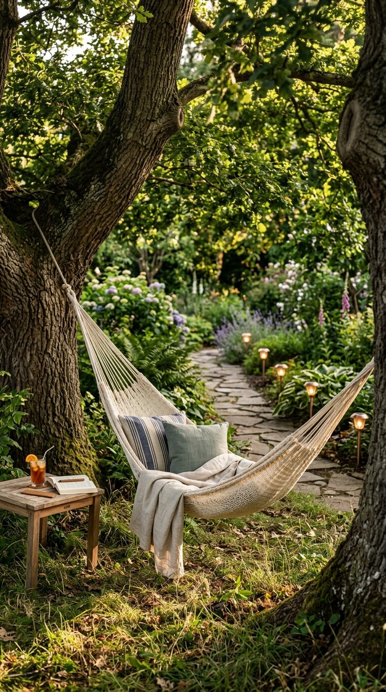 Set Up a Hammock Lounge Area
