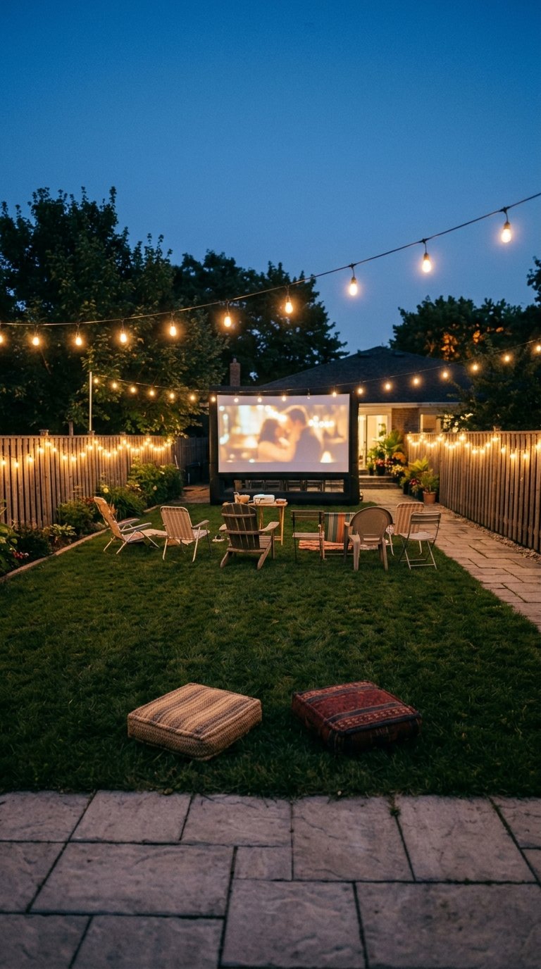 Set Up an Outdoor Cinema Screen