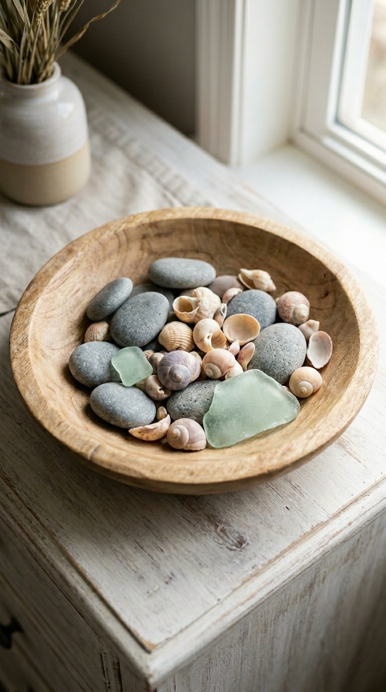 Shell or Stone Collection as Decor